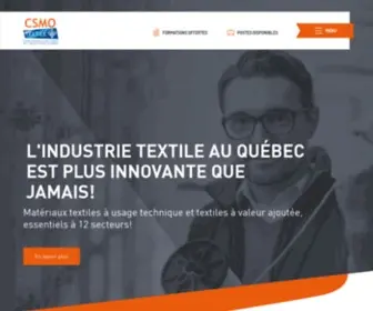Csmotextile.qc.ca(CSMO Textile CSMO Textile) Screenshot