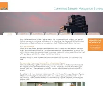CSmservices.net(Commercial Sanitation Services) Screenshot
