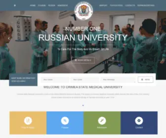 Csmu.net(CRIMEA MEDICAL UNIVERSITY APPLY FOR ADMISSIONS ONLINE) Screenshot