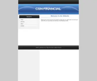 CSN-Financial.com(CSN Financial) Screenshot
