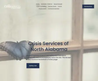 Csna.org(Crisis Services of North Alabama) Screenshot