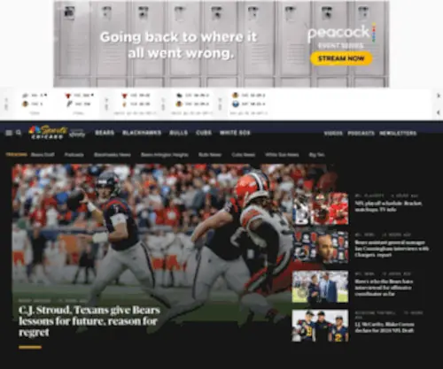 CSNchicago.com(NBC Sports Chicago) Screenshot