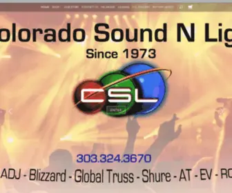 CSNL.com(Colorado Sound N' Light) Screenshot