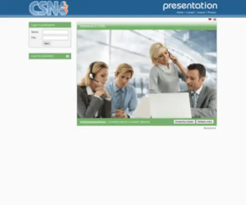 CSnmoderator.de(Csn presentation 2.0) Screenshot