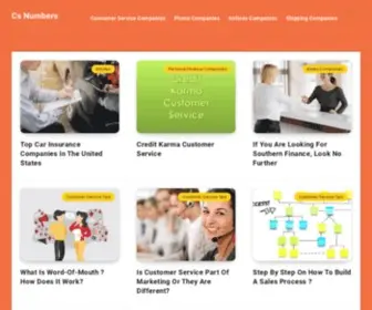 Csnumbers.com(Cs Numbers) Screenshot