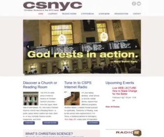 CSNYC.com(Christian Science) Screenshot