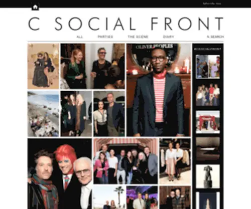 Csocialfront.com(The Place to See and Be Seen) Screenshot