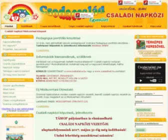 Csodacsalad.hu(Csodacsalád Egyesület) Screenshot