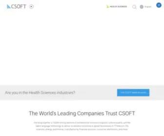 Csoftintl.com(Fast and Professional Localization and Translation Services) Screenshot