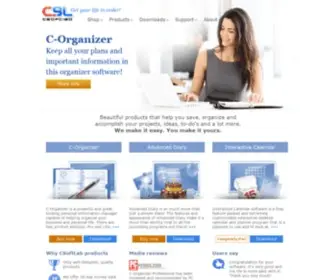 Csoftlab.com(Organizer and time management programs by CSoftLab) Screenshot