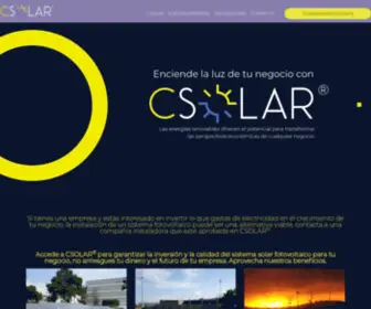 Csolarmexico.com(CSolar México) Screenshot