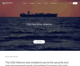 Csomaritimealliance.com(Csomaritimealliance) Screenshot