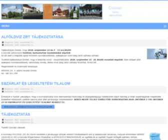 Csorvas.hu(Csorvás) Screenshot