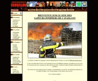 CSP-Cavaillon.com(Sapeurs-Pompiers de Cavaillon, Vaucluse, France) Screenshot