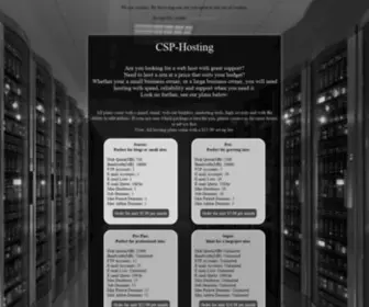 CSP-Hosting.com(Csp) Screenshot