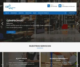 CSP-Servicios.com(CSP & Servicios) Screenshot