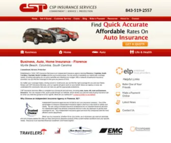 CSP4ME.com(Business, Auto, Home Insurance) Screenshot