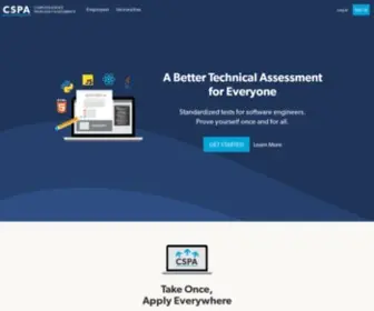 Cspa.io(The Computer Science Proficiency Assessment® (CSPA™)) Screenshot