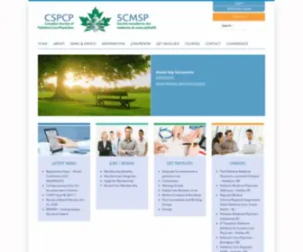 CSPCP.ca(Canadian Society of Palliative Care Physicians) Screenshot