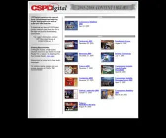 CSpdigitals.com(CSPDigital MagazineCONTENT LIBRARY) Screenshot