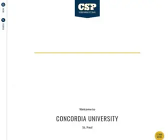 CSP.edu(Concordia University) Screenshot