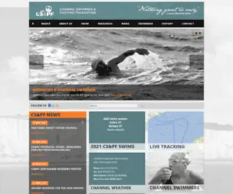 CSPF.co.uk(The Channel Swimming & Piloting Federation (CS&PF)) Screenshot