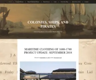 CSphistorical.com(Colonies, Ships, and Pirates) Screenshot