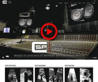 CSpmusicGroup.com(CSP Music Group) Screenshot