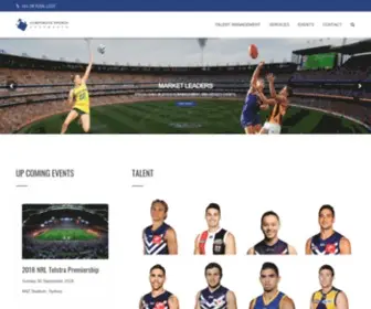 Csports.com.au(Corporate Sports Australia) Screenshot