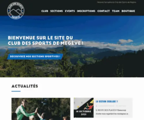 Csportsmegeve.com(Megève) Screenshot