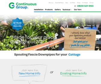 Cspout.co.nz(The Continuous Group) Screenshot