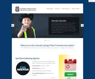 CSppa.org(The Colorado Springs Police Protective Association) Screenshot