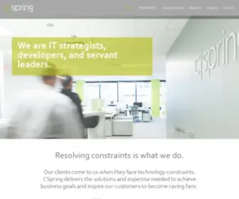 CSpring.com(IT Solutions that Deliver Success) Screenshot