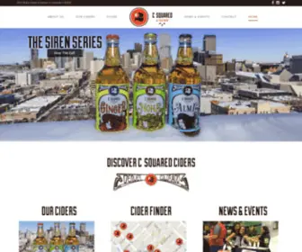 Csquaredciders.com(C Squared Ciders) Screenshot