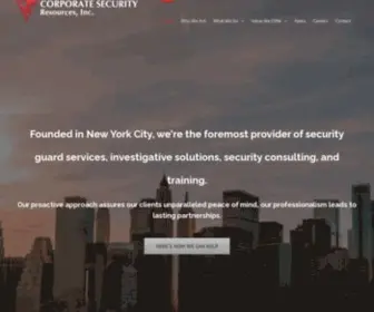 CSR-I.com(Security companies in nyc) Screenshot