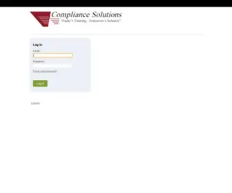 Csregsonline.com(Compliance Solutions Learning Portal) Screenshot