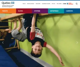 CSrsaguenay.qc.ca(Centre de services scolaire des Rives) Screenshot