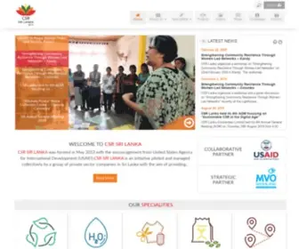 CSRsrilanka.lk(Move the nation together CSR Sri Lanka) Screenshot