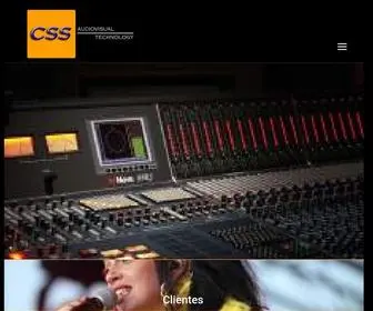 CSS-Audiovisual.com(Audio profesional) Screenshot