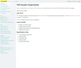 CSS-Houdini.rocks(CSS Houdini Experiments) Screenshot