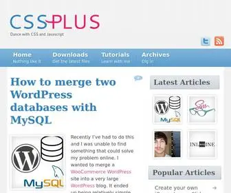 CSS-Plus.com(CSS Plus) Screenshot