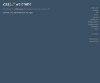 CSS3Playground.com(Welcome // CSS3 Playground) Screenshot