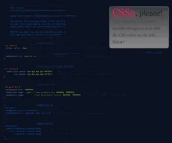 CSS3Please.com(CSS3 Please) Screenshot