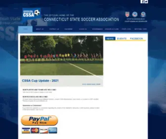 Cssasoccer.com(Connecticut State Soccer Association) Screenshot