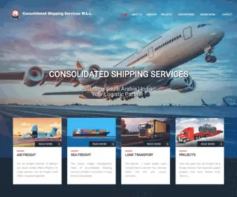 CSsbahrain.com(Consolidated Shipping Services W.L.L) Screenshot