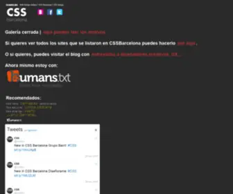 CSsbarcelona.com(CSS Barcelona) Screenshot