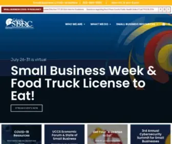 CSSBDC.org(Pikes Peak Small Business Development Center) Screenshot