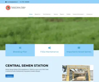 CSSbhopal.com(Central Semen Station) Screenshot