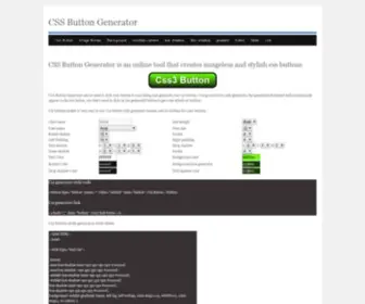 CSsbuttoncode.com(Css Button Generator) Screenshot