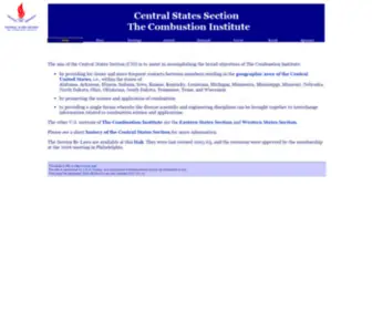 CSsci.org(Central States Section of The Combustion Institute) Screenshot